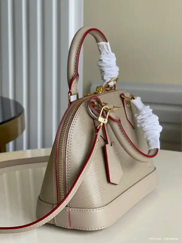 Official oldcobbler VUITTON BB ALMA LOUIS 0518